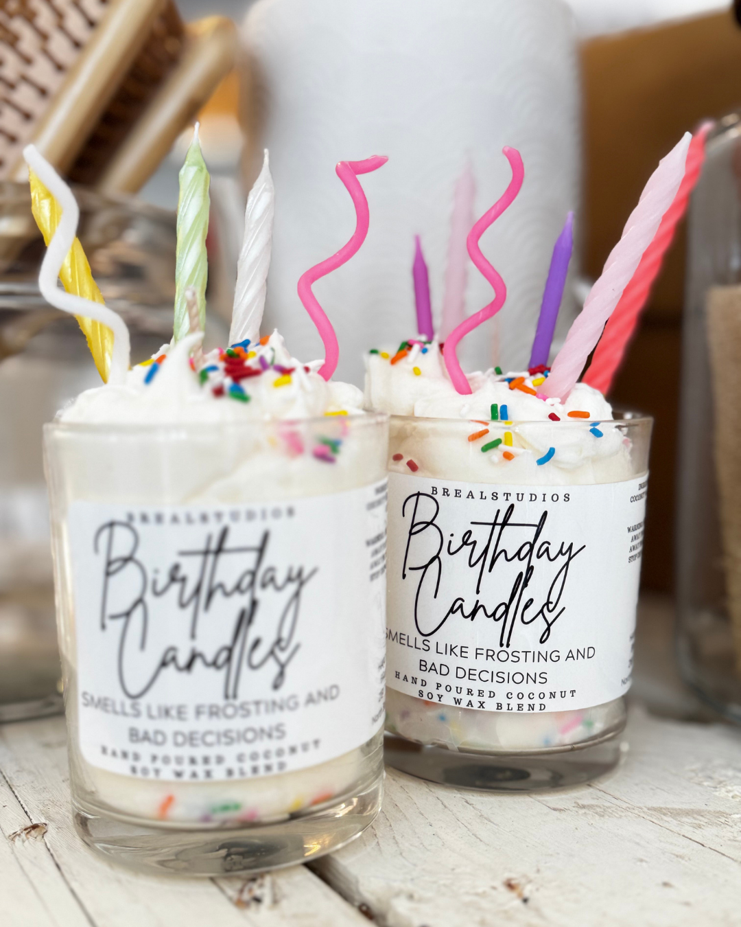 Dessert Candles - Hand Poured Coconut Soy Wax Blend