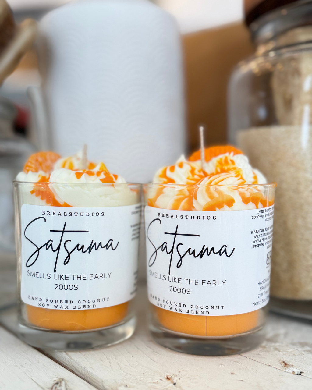 Dessert Candles - Hand Poured Coconut Soy Wax Blend