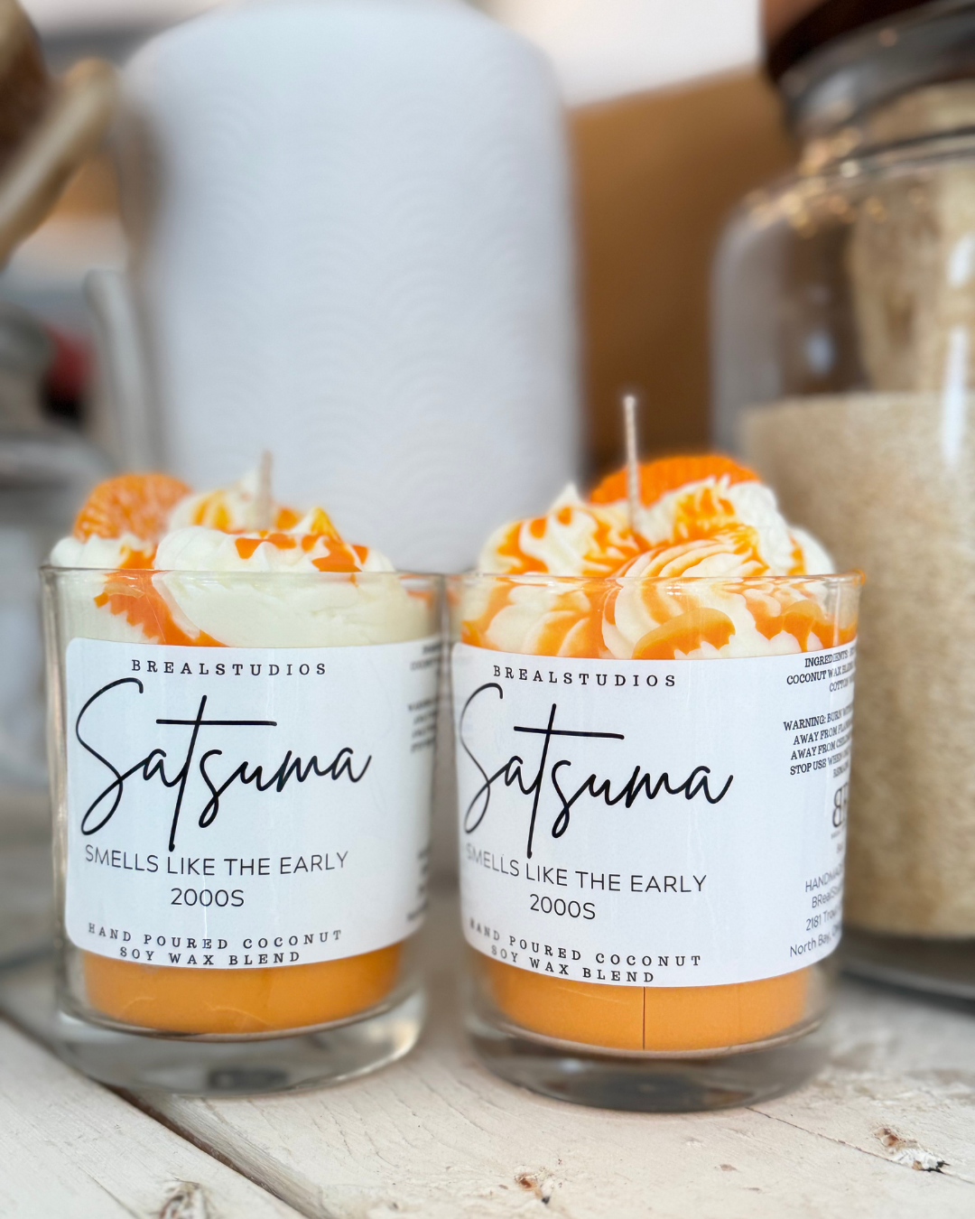 Dessert Candles - Hand Poured Coconut Soy Wax Blend
