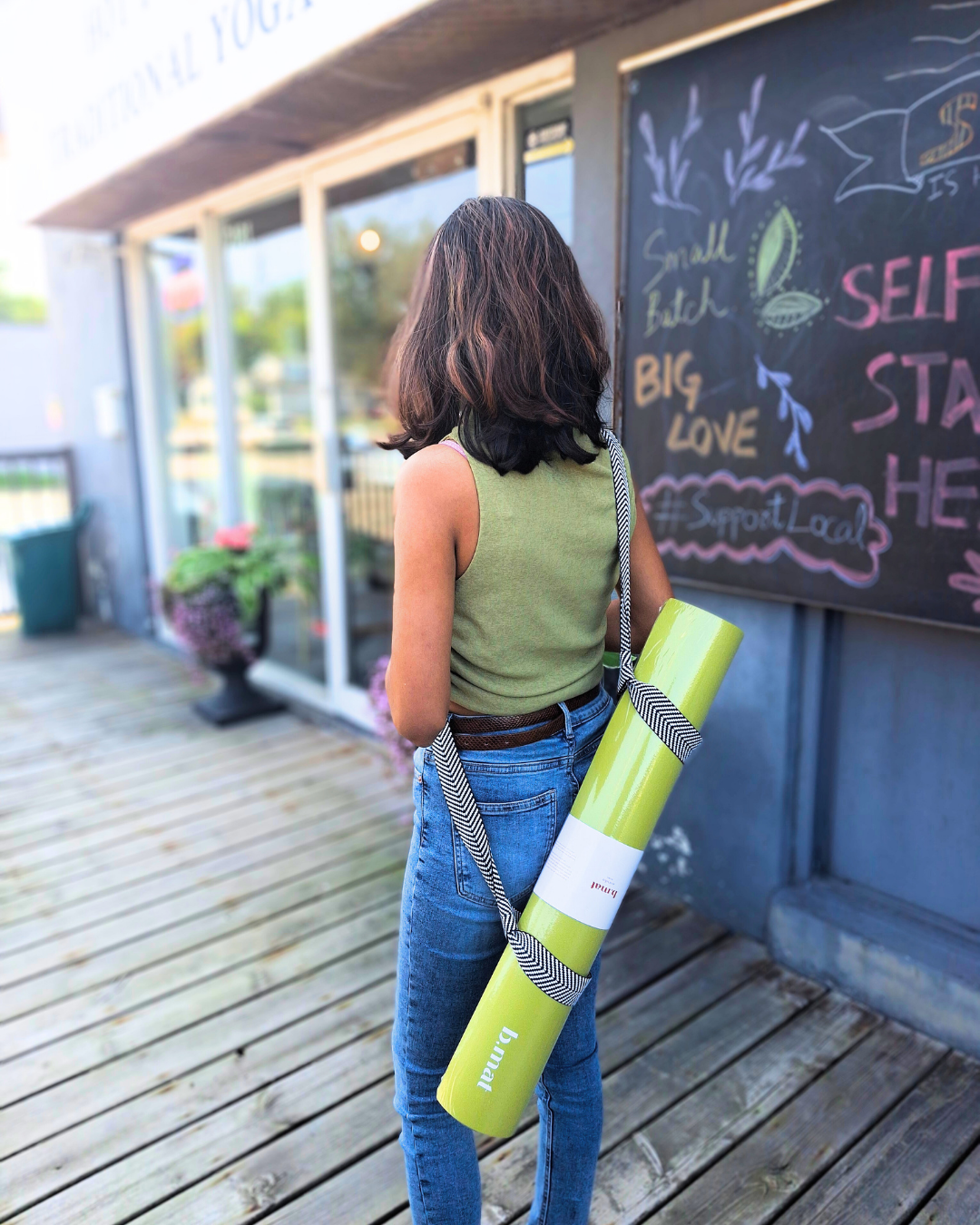 Handmade Yoga Mat Strap by TheThread