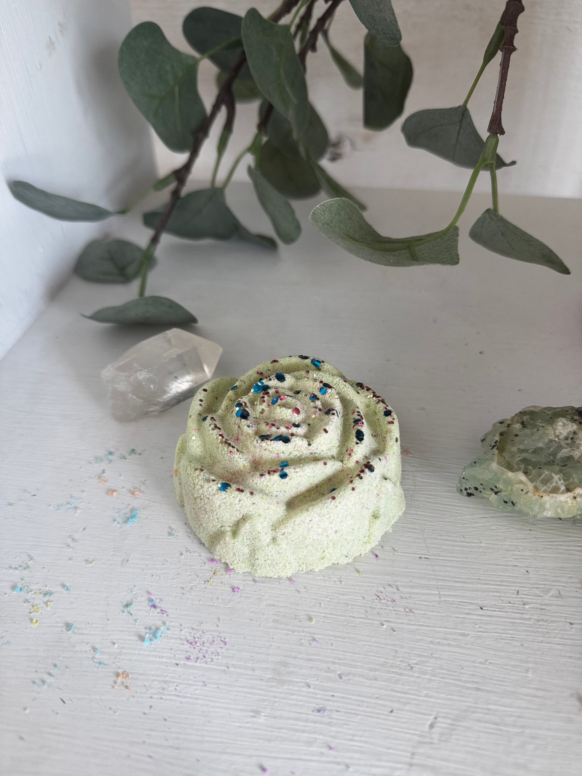 Flowered Bath Bombs
