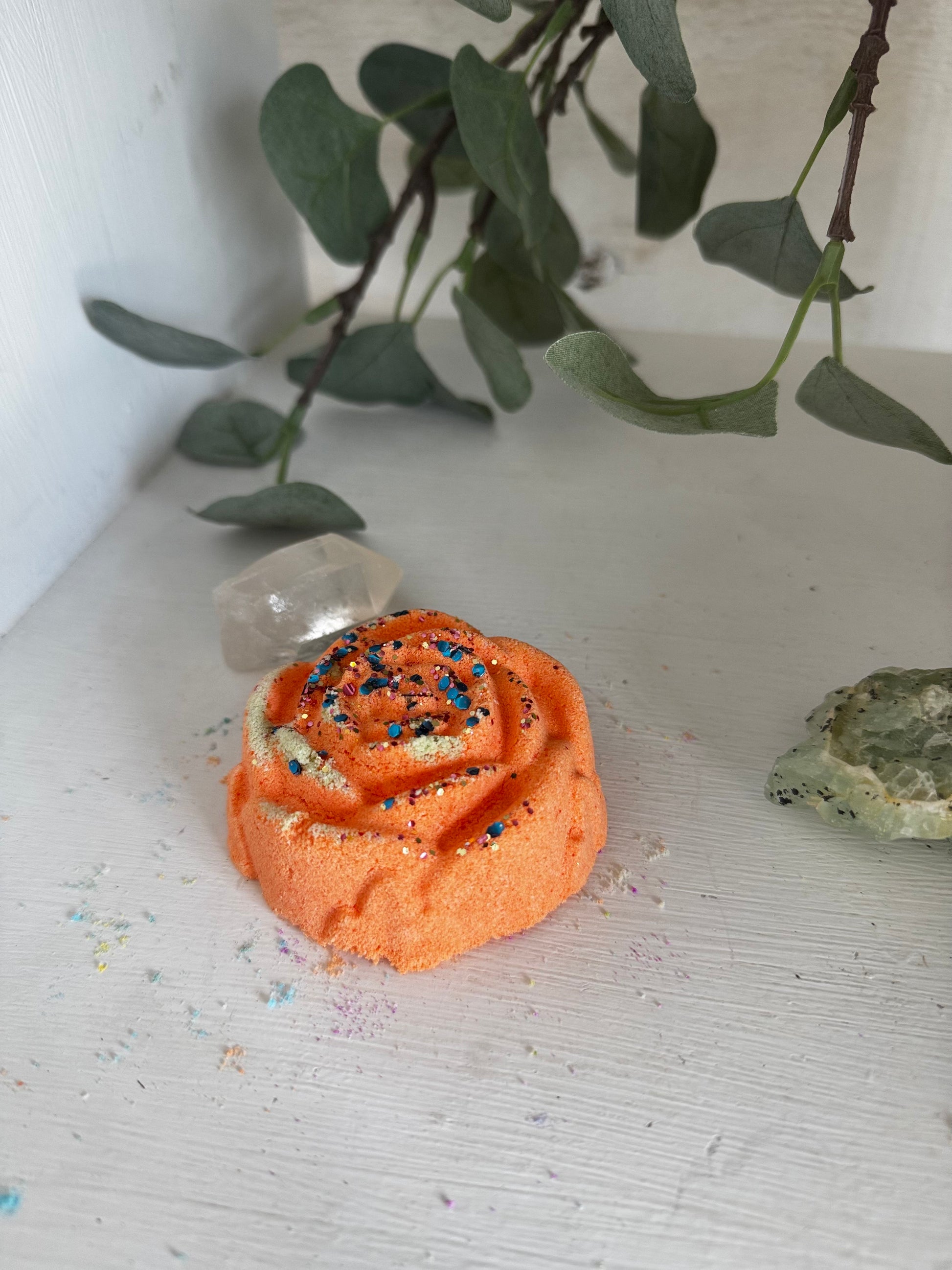 Flowered Bath Bombs