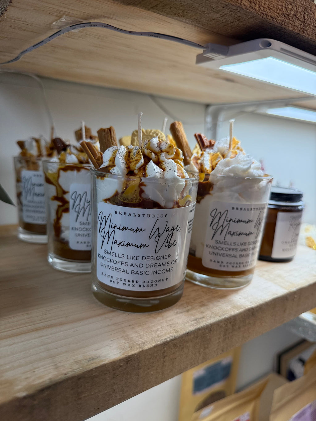 Dessert Candles - Hand Poured Coconut Soy Wax Blend