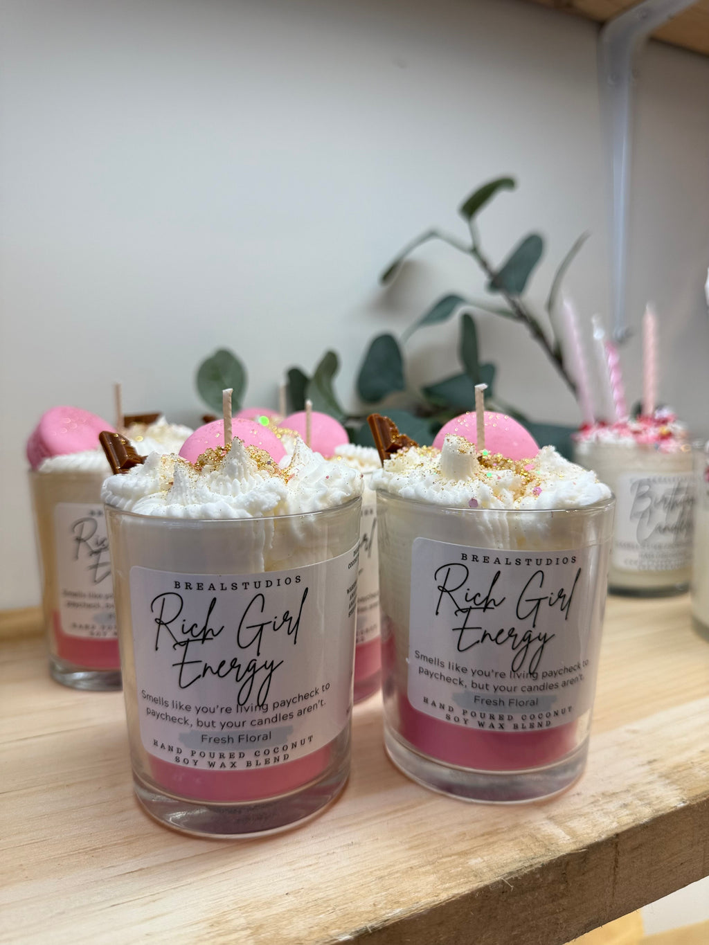 Dessert Candles - Hand Poured Coconut Soy Wax Blend