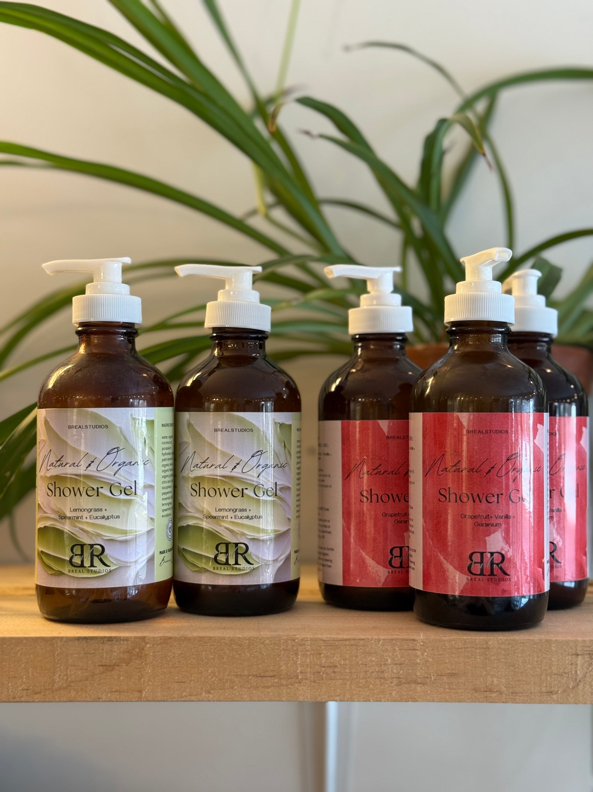 Natural and Organic Shower Gel