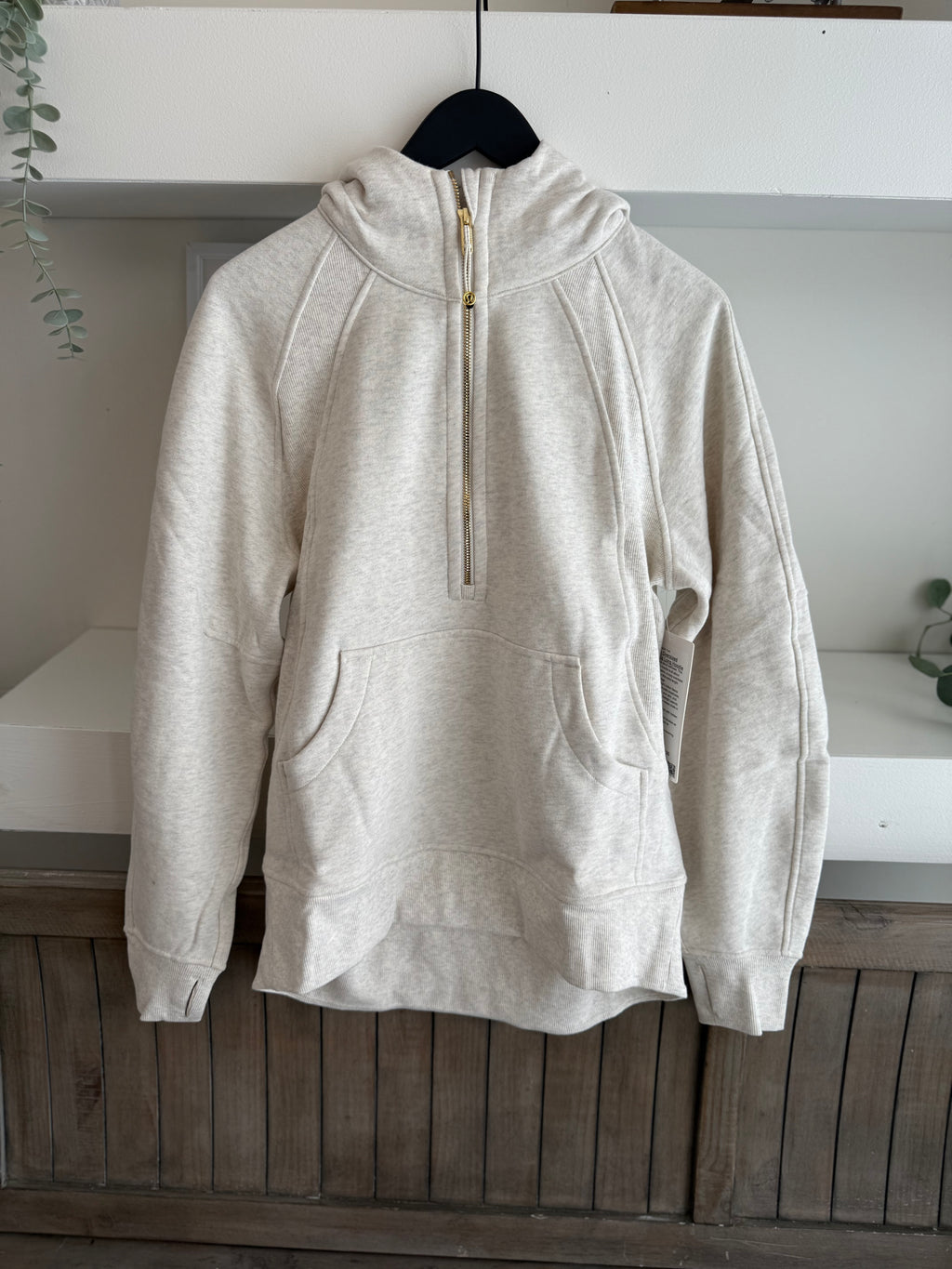Scuba Oversized Half-Zip Hoodie