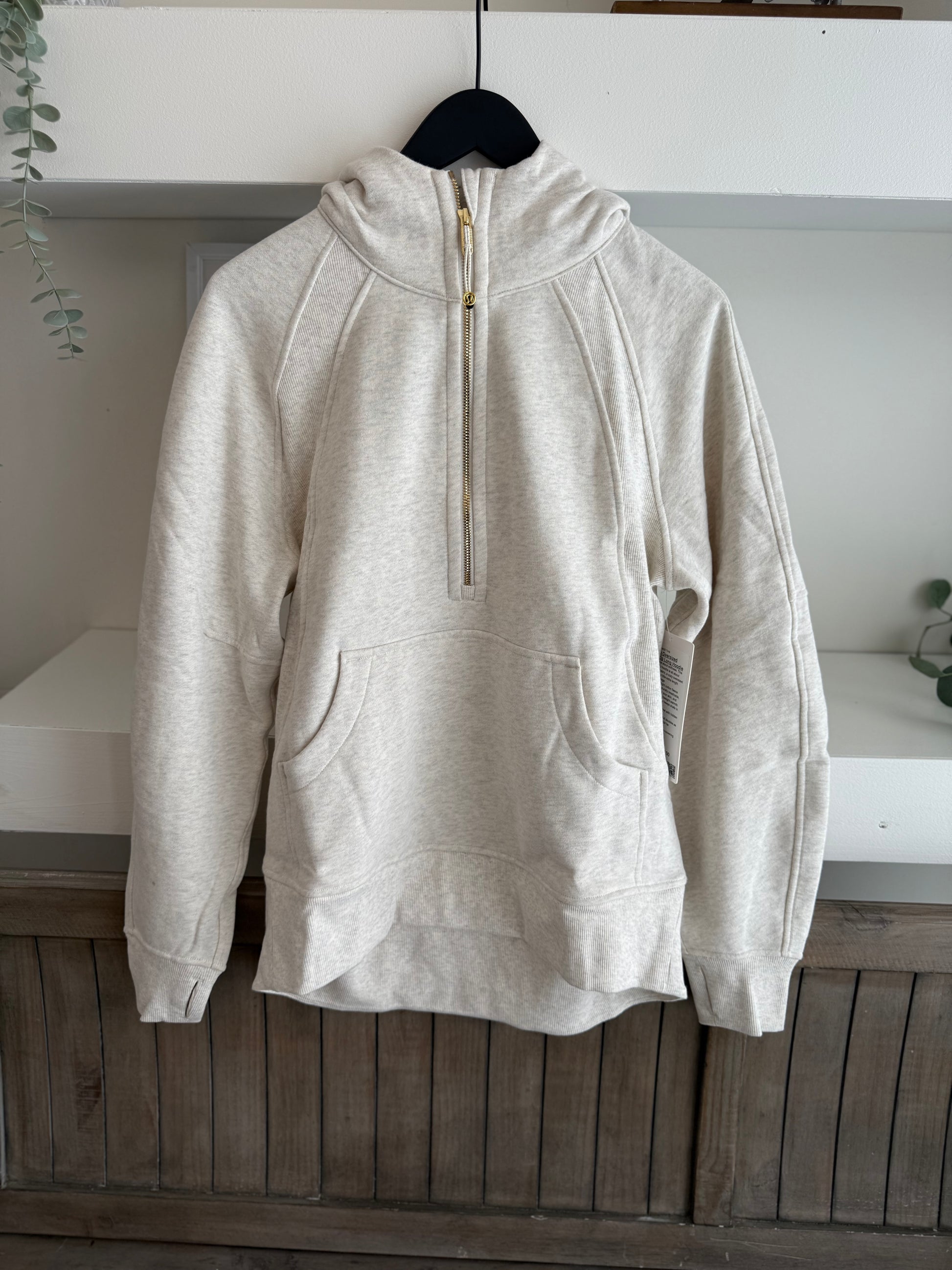 Scuba Oversized Half-Zip Hoodie