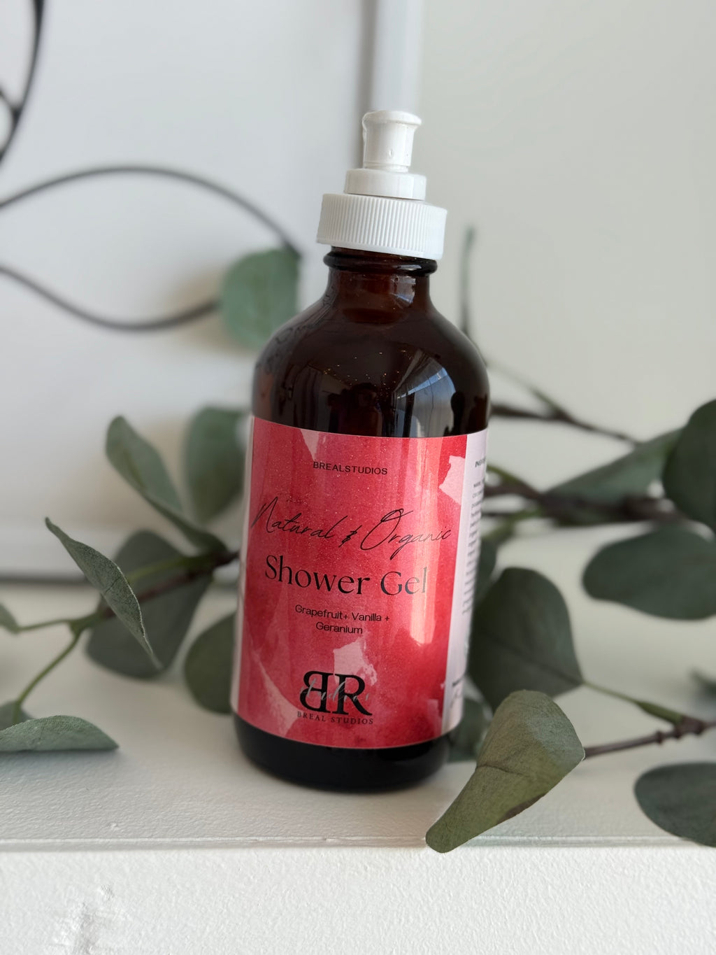 Natural and Organic Shower Gel