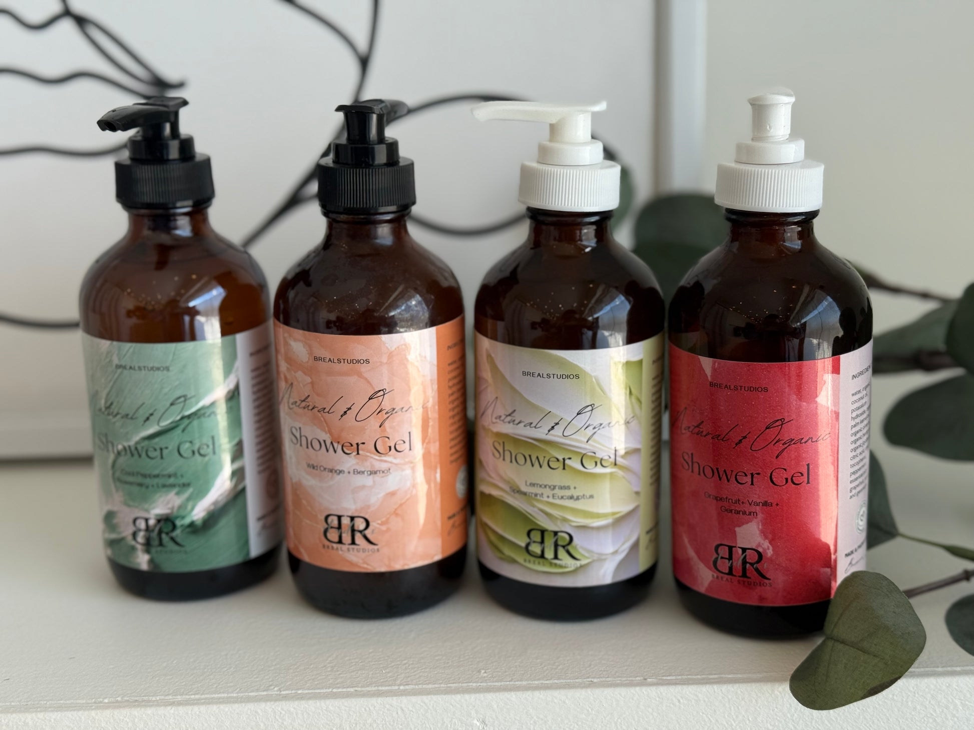 Natural and Organic Shower Gel