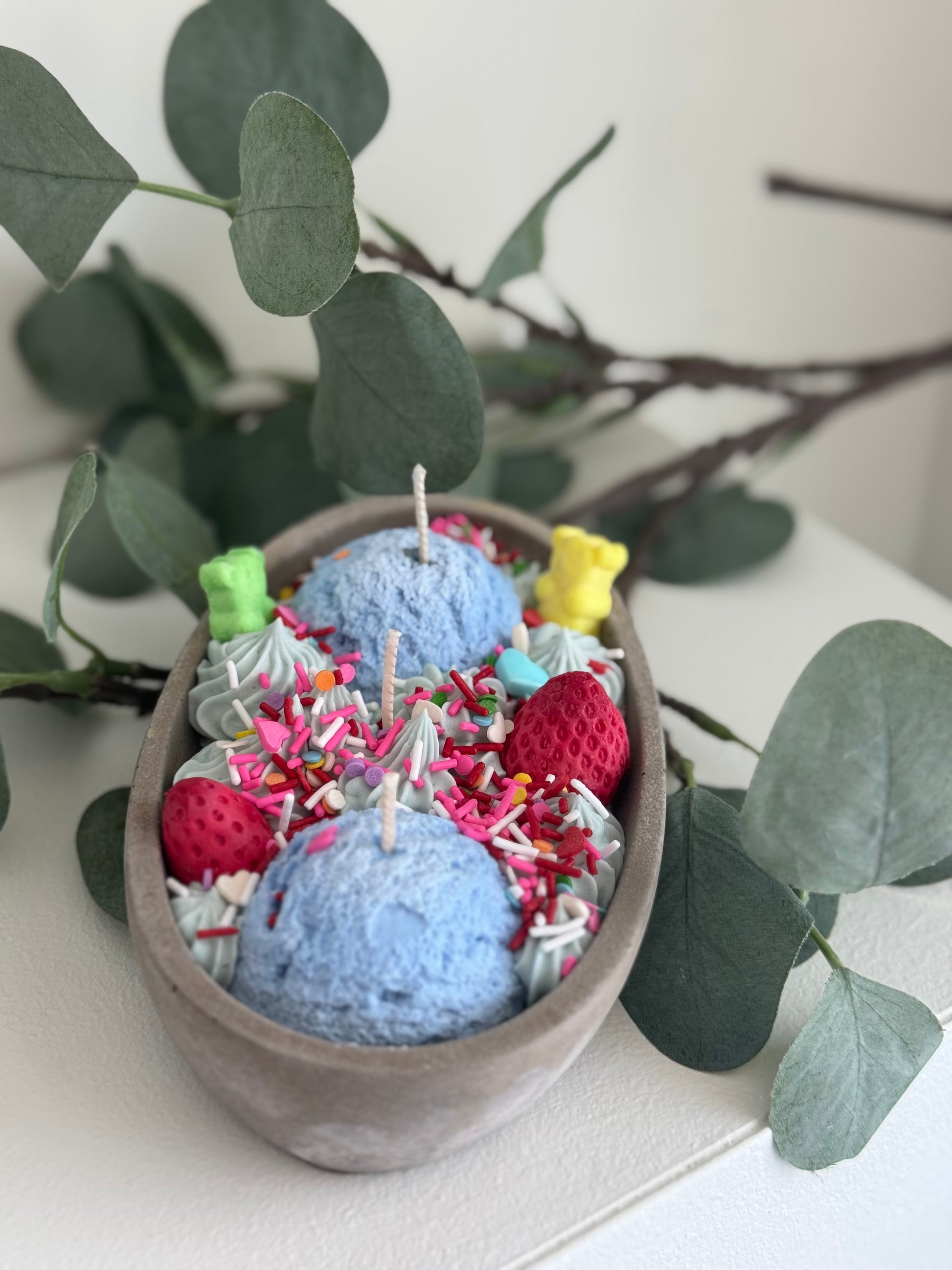 Sundae Float Boat Candle