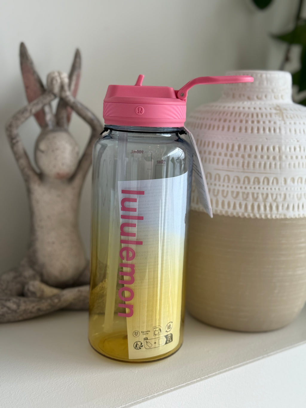 Back to Life Clear Bottle 32oz *Straw Lid