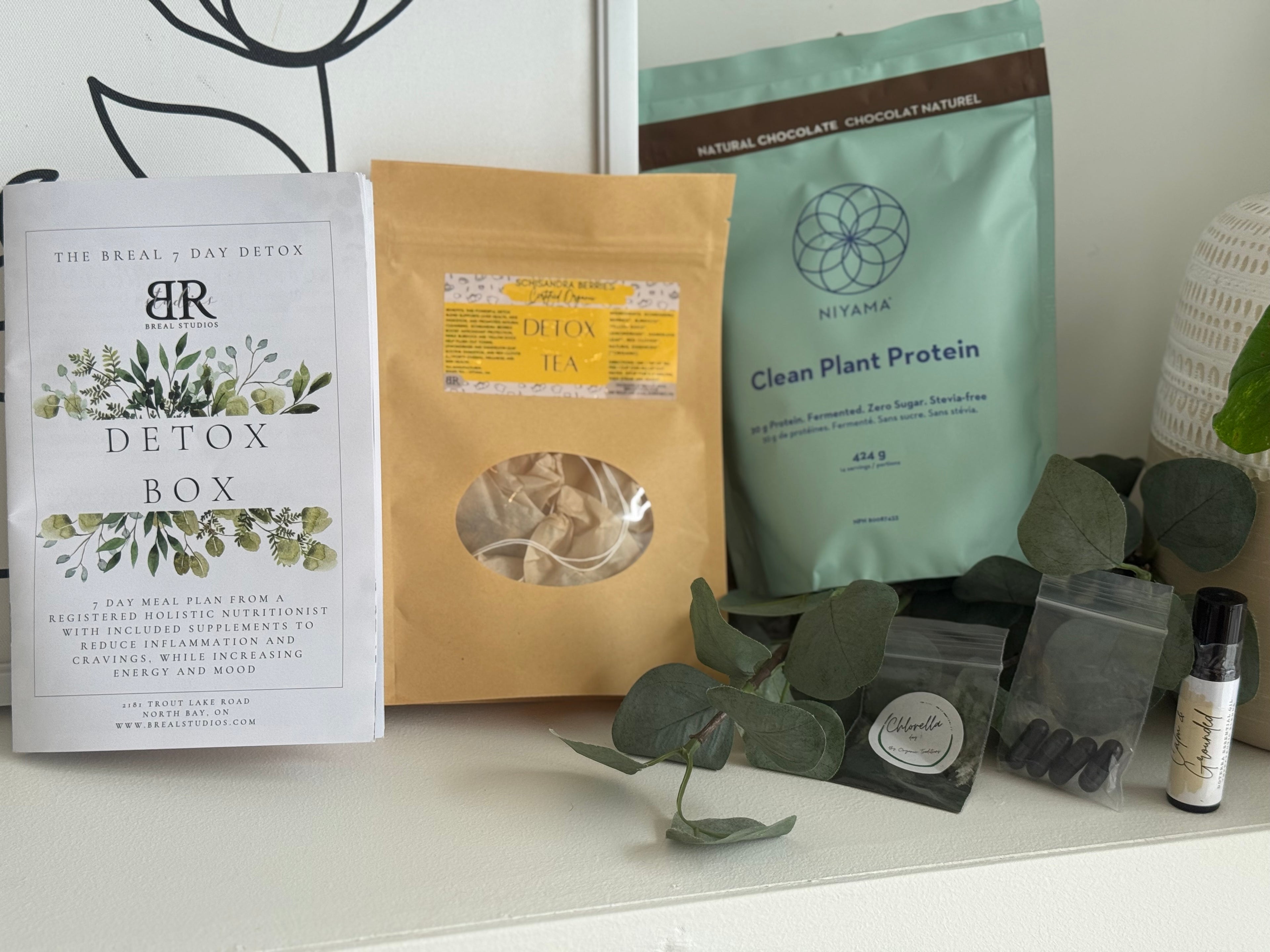 The Detox Box - 7 Day Anti-Inflammatory Meal Plan with Supplements