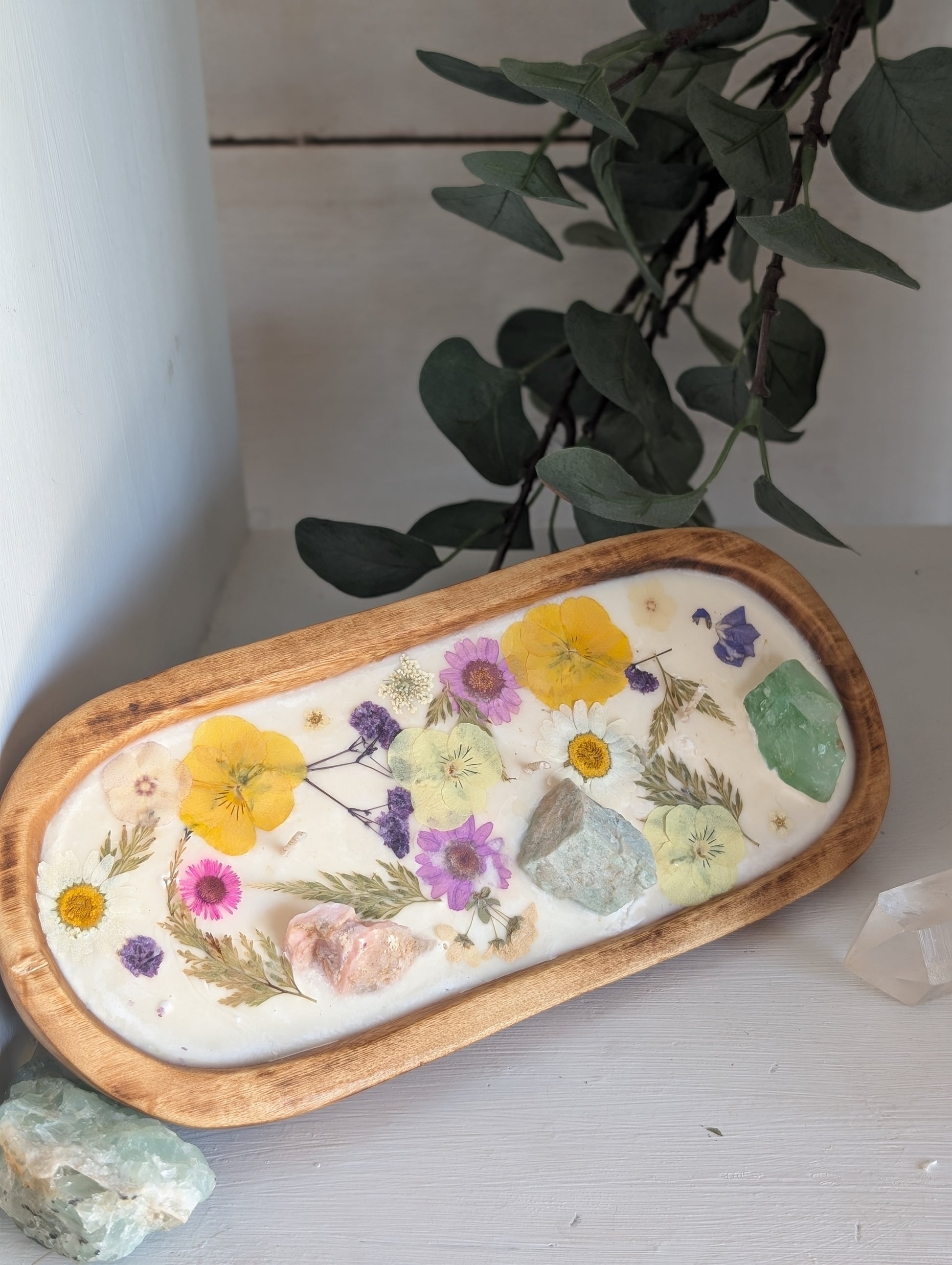 The Cindy - Crystal Candle