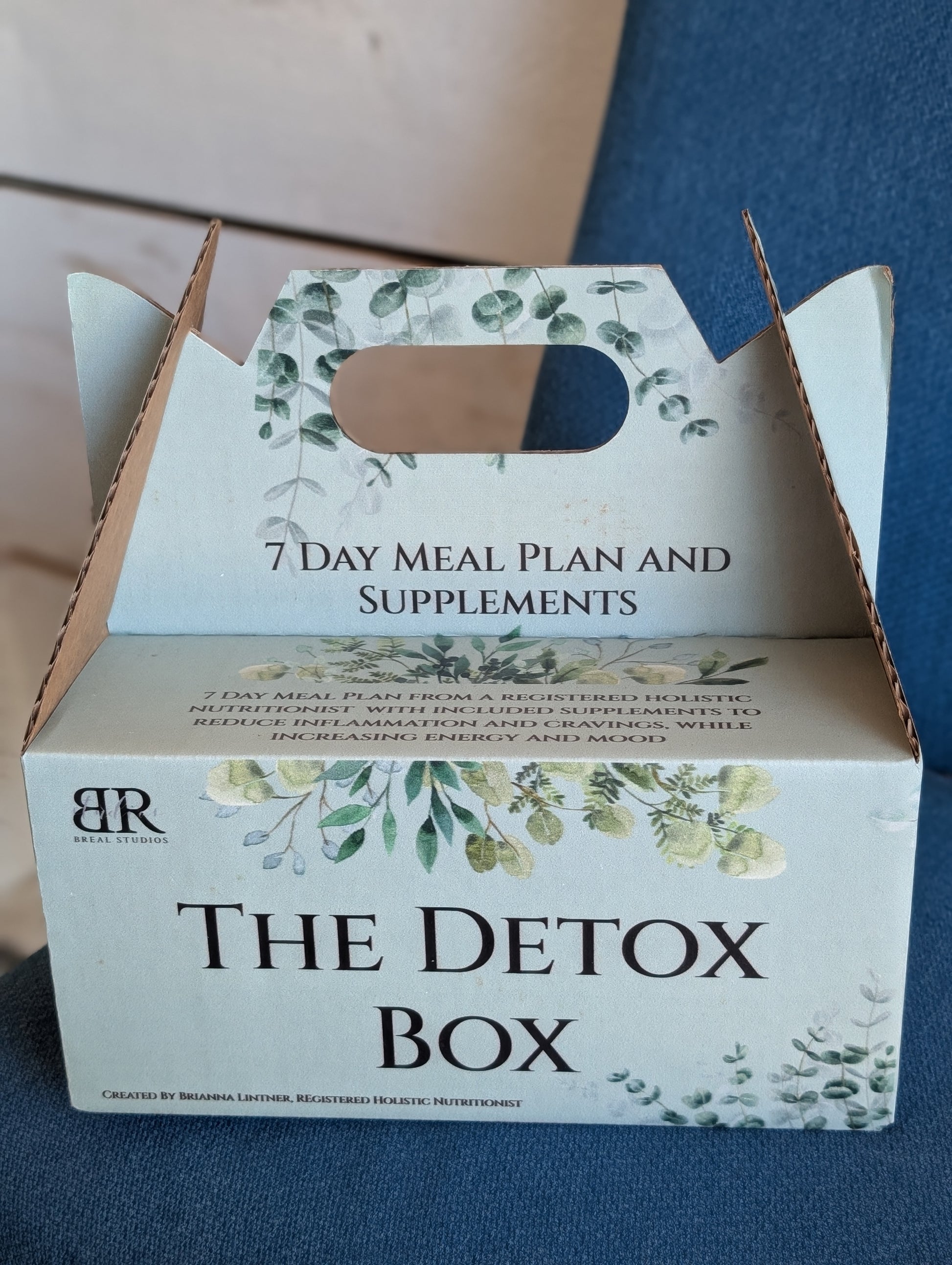 The Detox Box - 7 Day Anti-Inflammatory Meal Plan with Supplements
