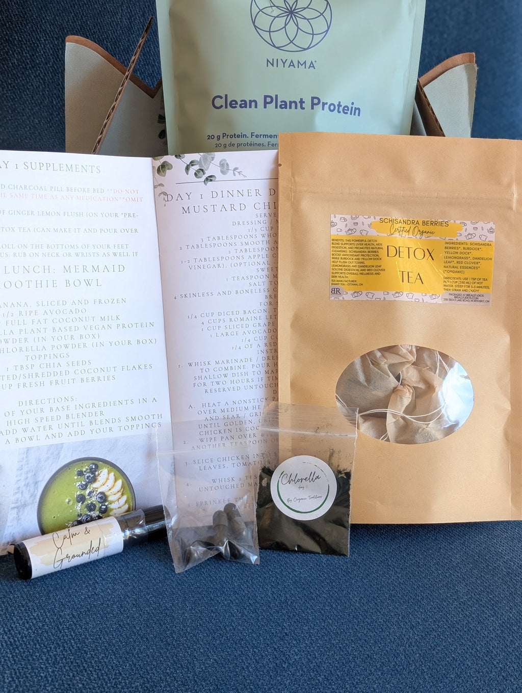 The Detox Box - 7 Day Anti-Inflammatory Meal Plan with Supplements