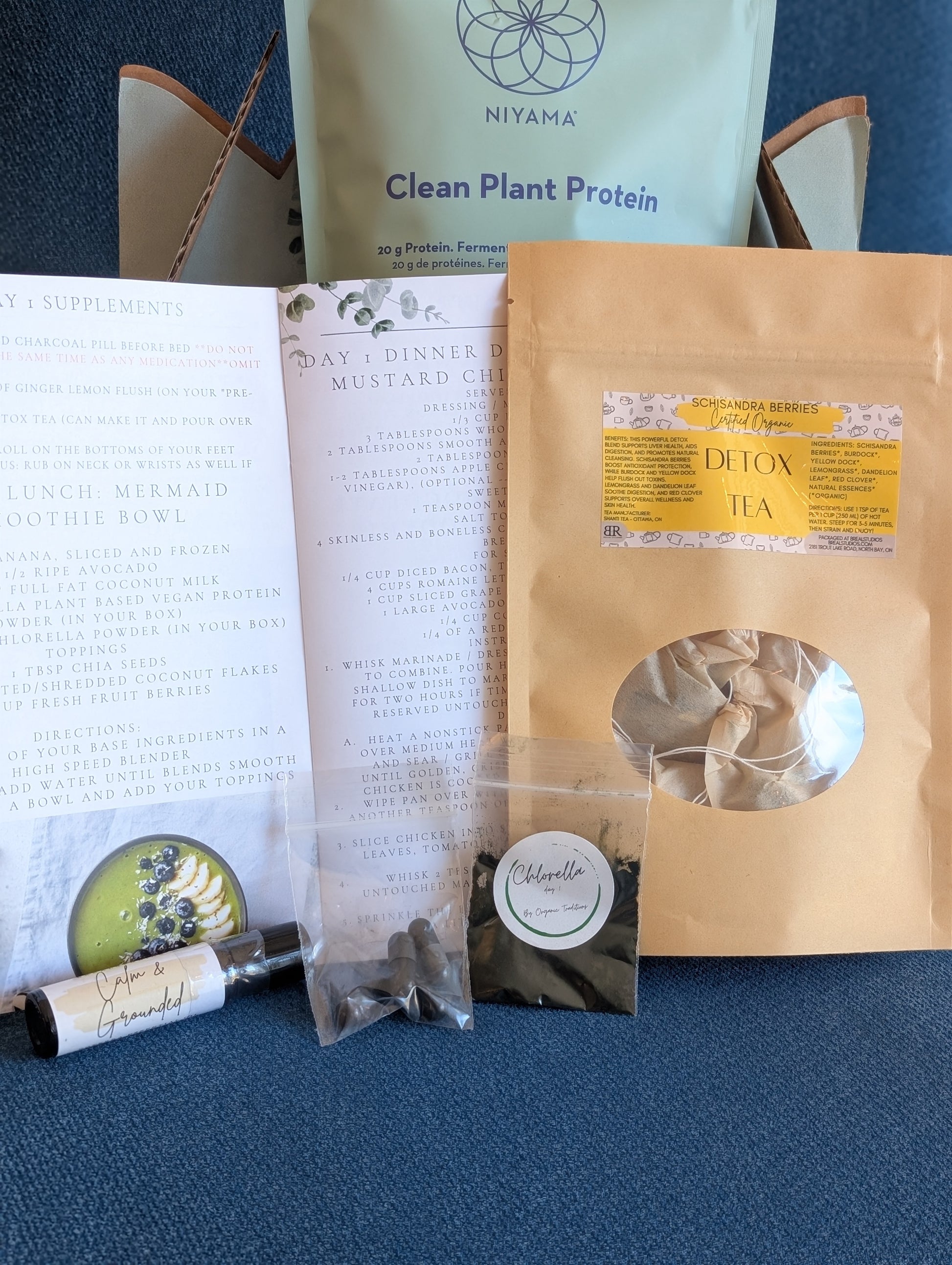 The Detox Box - 7 Day Anti-Inflammatory Meal Plan with Supplements