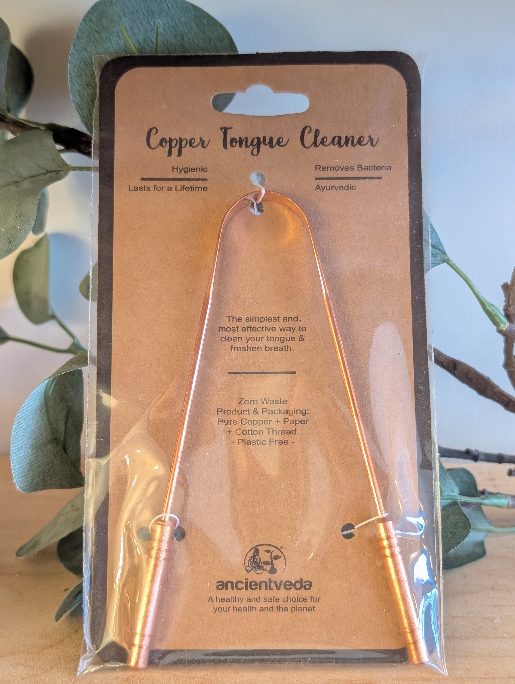 Copper Tongue Scraper